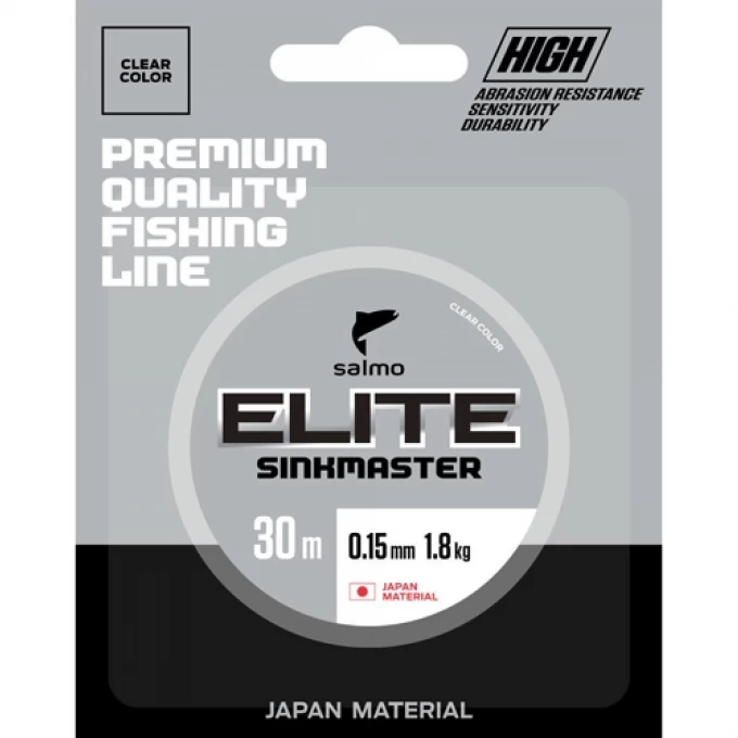 Леска монофильная зимняя SALMO Elite Sinkmaster 030/008 4511-008 Леска монофильная зимняя SALMO Elite Sinkmaster 030/008 4511-008
